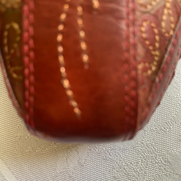 Pikolinos Romana Red/ Green Daisy Leather Spanish Design Mules. Size 7.5-8 - Picture 10 of 16